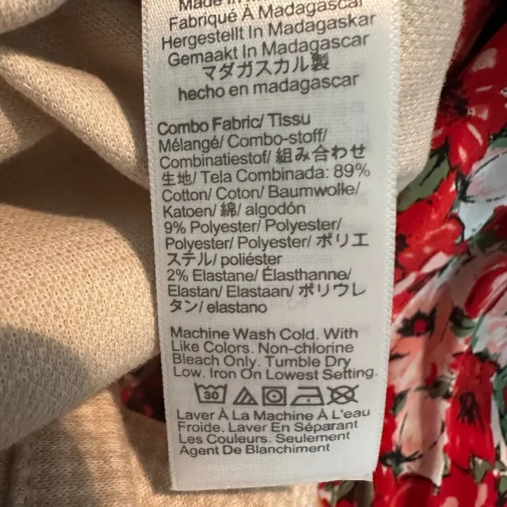 Madewell The Devoe Long Sleeve Shirt Size XS Tan Casual